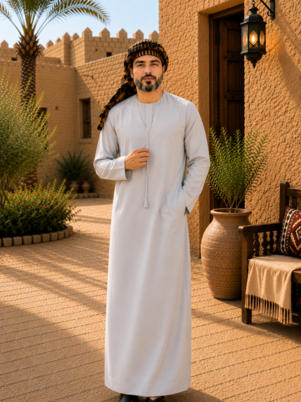 Light Grey Arabian Kandura